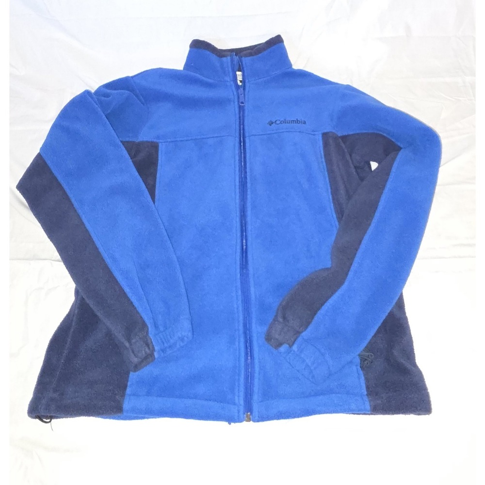 Men's Columbia‎ Blue Full Zip Fleece Jacket size Medium